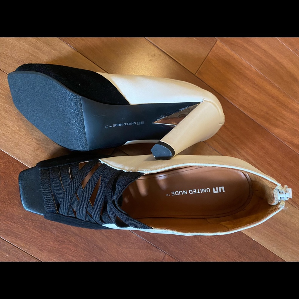 United Nude tuxedo heels